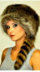 Raccoon fur hats